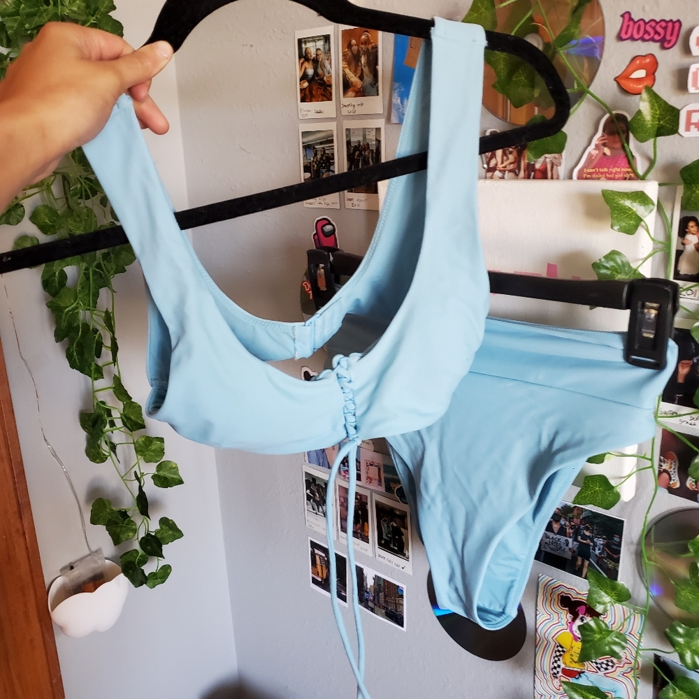 Blue aerie bikini